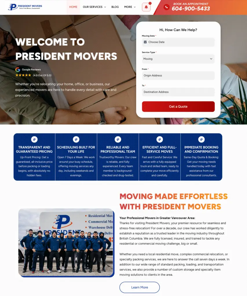 president-movers